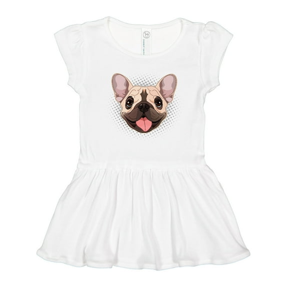 Inktastic French Bulldog Dog Girls Toddler Dress