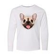 thumbnail image 1 of Inktastic French Bulldog Dog Long Sleeve Youth T-Shirt, 1 of 5