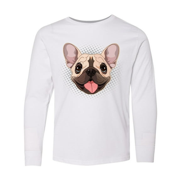 Inktastic French Bulldog Dog Long Sleeve Youth T-Shirt