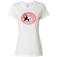 thumbnail image 1 of Inktastic French Bulldog Dog Women's T-Shirt, 1 of 5