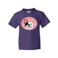 thumbnail image 1 of Inktastic French Bulldog Dog Youth T-Shirt, 1 of 5
