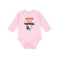 thumbnail image 1 of Inktastic French Bulldog Gift Boys or Girls Long Sleeve Baby Bodysuit, 1 of 5