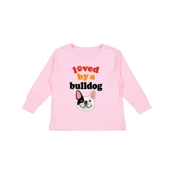 Inktastic French Bulldog Gift Boys or Girls Long Sleeve Toddler T-Shirt