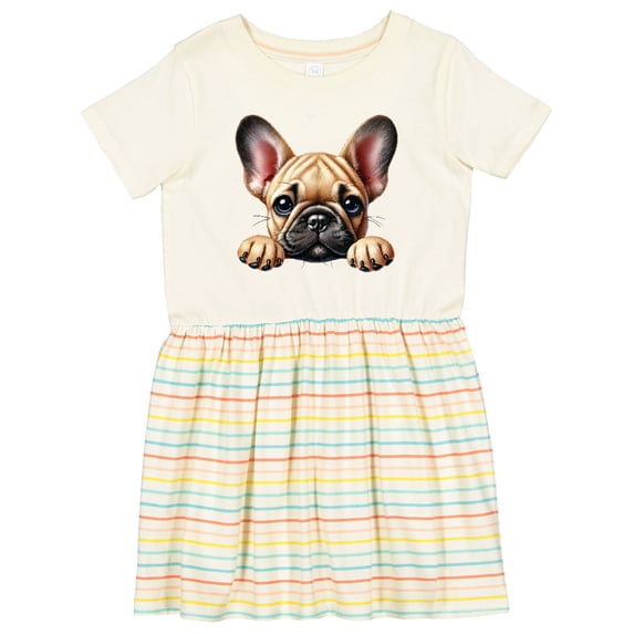Inktastic French Bulldog Girls Toddler Dress