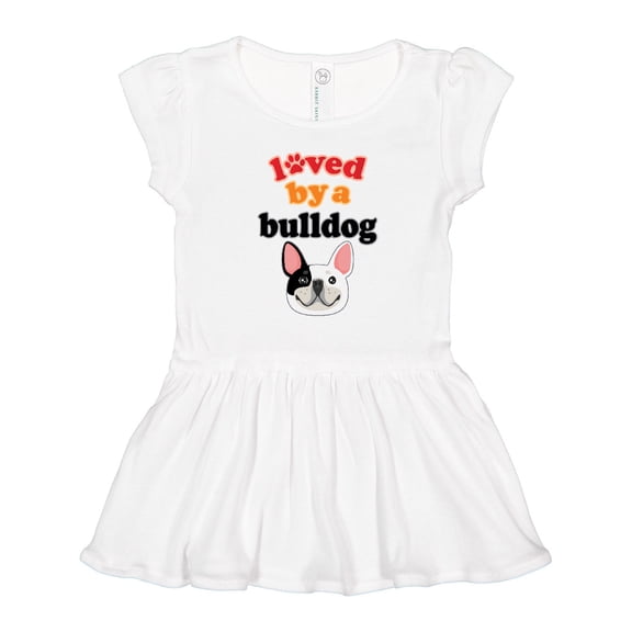 Inktastic French Bulldog Girls Toddler Dress