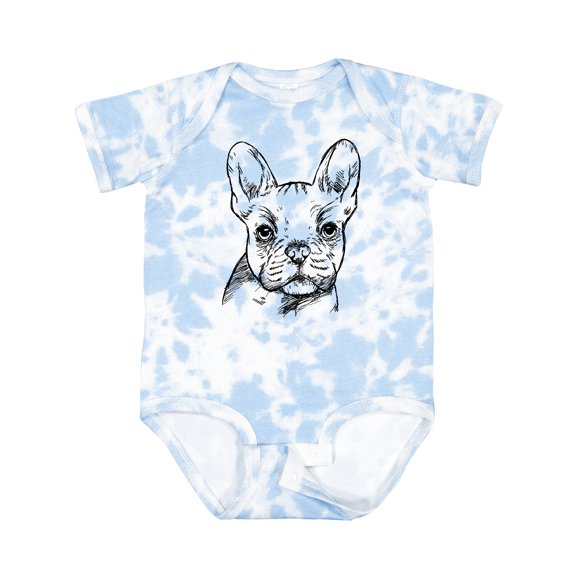 Inktastic French Bulldog Portrait Boys or Girls Baby Bodysuit