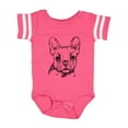 thumbnail image 1 of Inktastic French Bulldog Portrait Boys or Girls Baby Bodysuit, 1 of 5