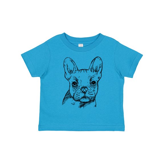 Inktastic French Bulldog Portrait Boys or Girls Toddler T-Shirt