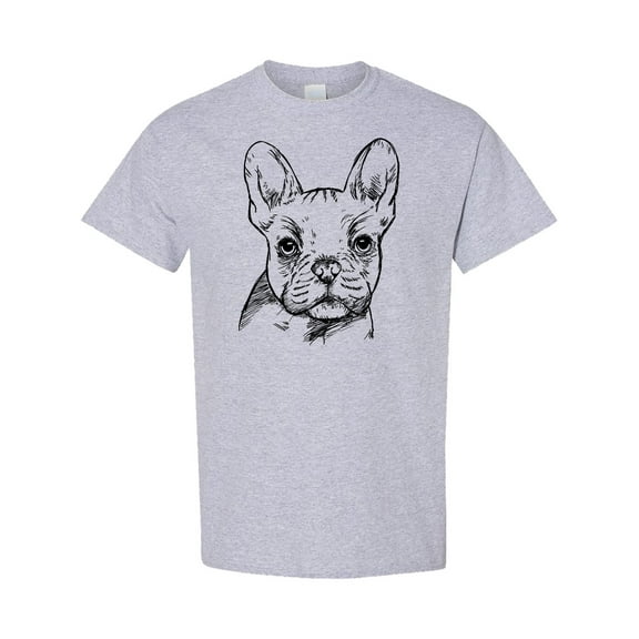 Inktastic French Bulldog Portrait T-Shirt