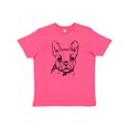 thumbnail image 1 of Inktastic French Bulldog Portrait Youth T-Shirt, 1 of 5
