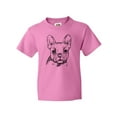 thumbnail image 1 of Inktastic French Bulldog Portrait Youth T-Shirt, 1 of 5