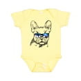 thumbnail image 1 of Inktastic French Bulldog Portrait with Sunglasses Boys or Girls Baby Bodysuit, 1 of 5