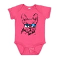 thumbnail image 1 of Inktastic French Bulldog Portrait with Sunglasses Boys or Girls Baby Bodysuit, 1 of 5