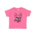 thumbnail image 1 of Inktastic French Bulldog Portrait with Sunglasses Boys or Girls Baby T-Shirt, 1 of 5