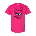 thumbnail image 1 of Inktastic French Bulldog Portrait with Sunglasses T-Shirt, 1 of 5