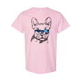 thumbnail image 1 of Inktastic French Bulldog Portrait with Sunglasses T-Shirt, 1 of 5