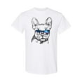 thumbnail image 1 of Inktastic French Bulldog Portrait with Sunglasses T-Shirt, 1 of 5