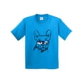 thumbnail image 1 of Inktastic French Bulldog Portrait with Sunglasses Youth T-Shirt, 1 of 5