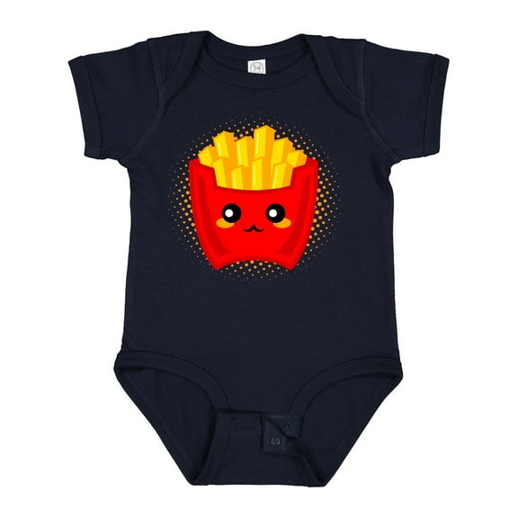 Inktastic French Fries Funny Food Boys or Girls Baby Bodysuit