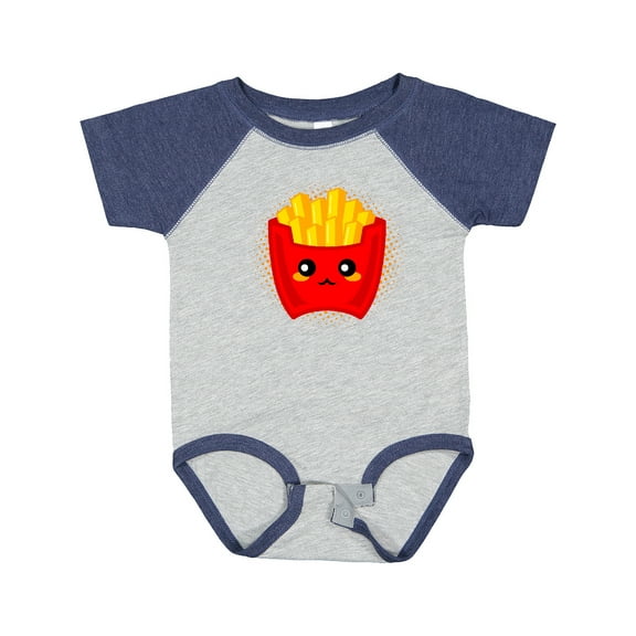 Inktastic French Fries Funny Food Boys or Girls Baby Bodysuit