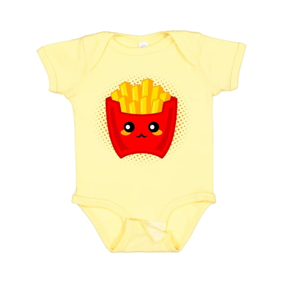 Inktastic French Fries Funny Food Boys or Girls Baby Bodysuit