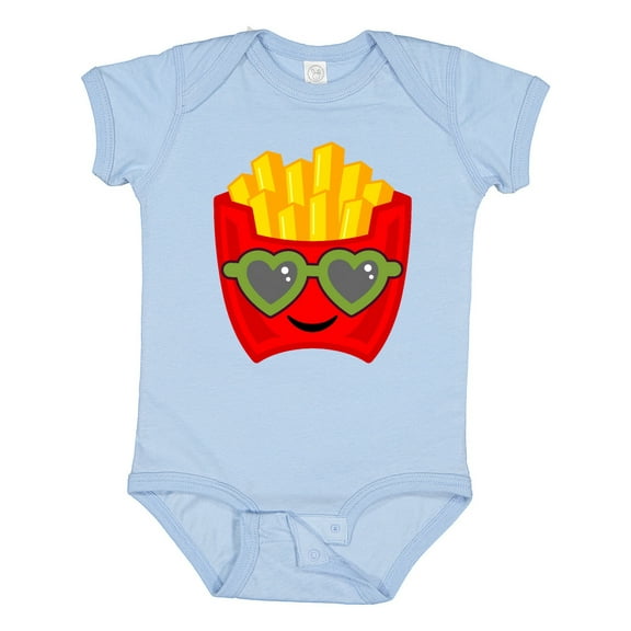 Inktastic French Fries Funny Fry Lover Boys or Girls Baby Bodysuit