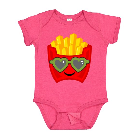 Inktastic French Fries Funny Fry Lover Boys or Girls Baby Bodysuit