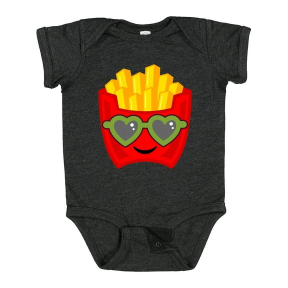 Inktastic French Fries Funny Fry Lover Boys or Girls Baby Bodysuit