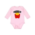 thumbnail image 1 of Inktastic French Fries Powered By Fries Boys or Girls Long Sleeve Baby Bodysuit, 1 of 5