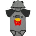 thumbnail image 1 of Inktastic French Fries Powered by Fries Boys or Girls Baby Bodysuit, 1 of 5