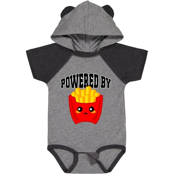 Inktastic French Fries Powered by Fries Boys or Girls Baby Bodysuit