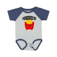 thumbnail image 1 of Inktastic French Fries Powered by Fries Boys or Girls Baby Bodysuit, 1 of 5