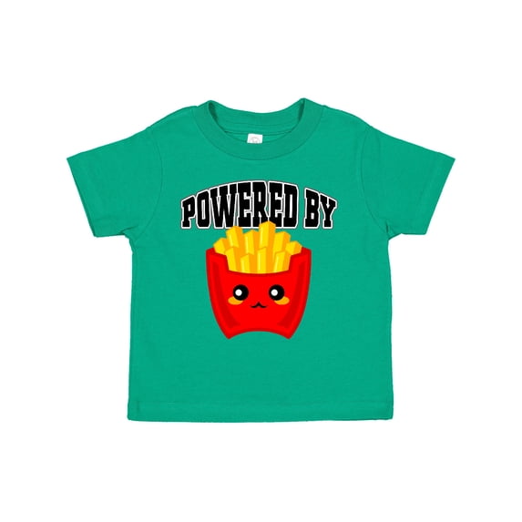 Inktastic French Fries Powered by Fries Boys or Girls Toddler T-Shirt