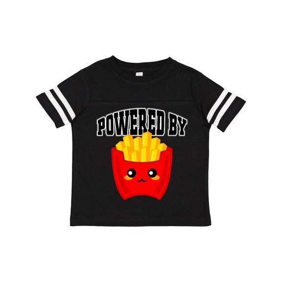 Inktastic French Fries Powered by Fries Boys or Girls Toddler T-Shirt