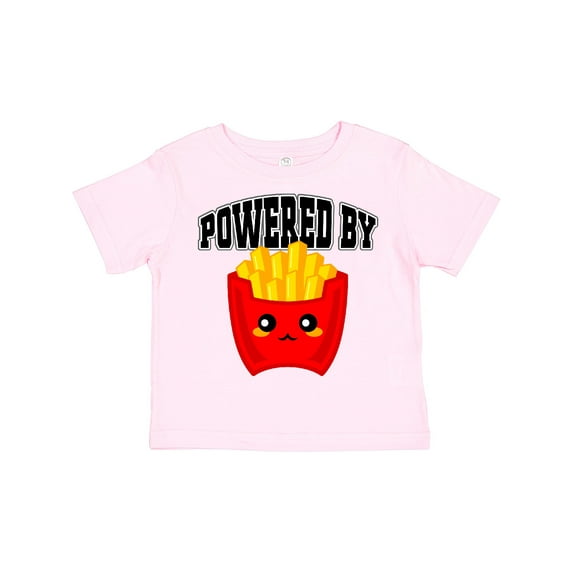 Inktastic French Fries Powered by Fries Boys or Girls Toddler T-Shirt