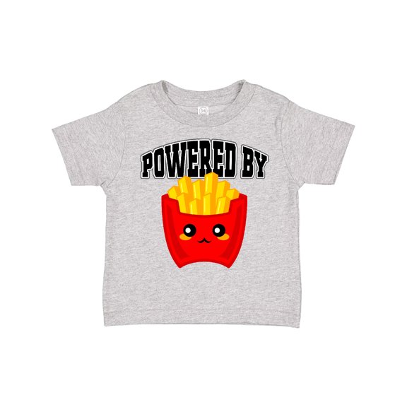 Inktastic French Fries Powered by Fries Boys or Girls Toddler T-Shirt
