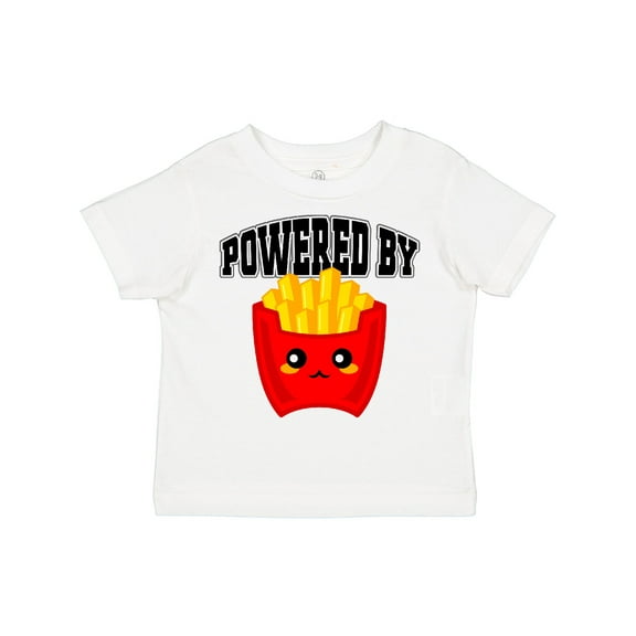 Inktastic French Fries Powered by Fries Boys or Girls Toddler T-Shirt