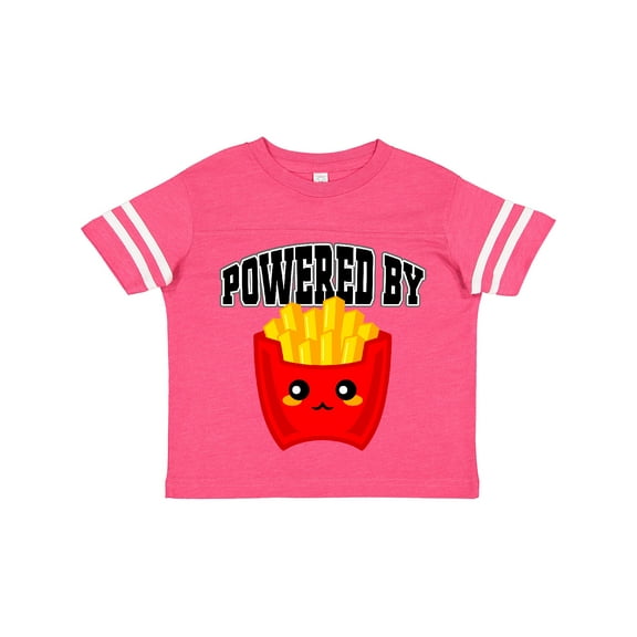 Inktastic French Fries Powered by Fries Boys or Girls Toddler T-Shirt