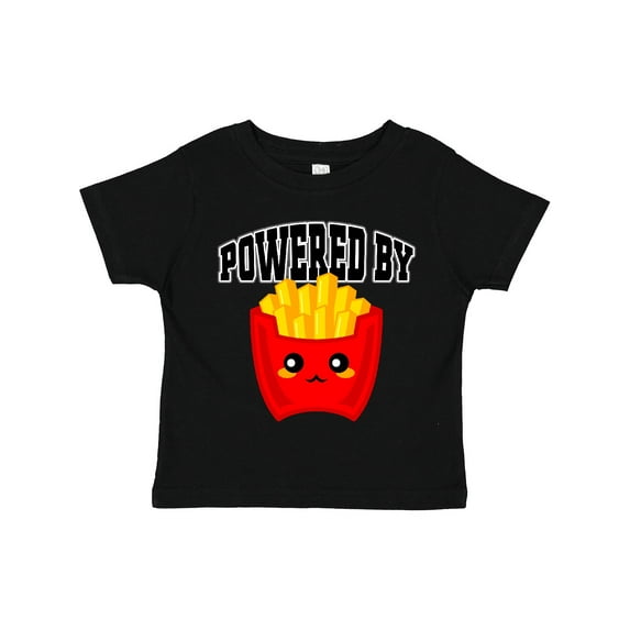 Inktastic French Fries Powered by Fries Boys or Girls Toddler T-Shirt