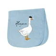 thumbnail image 1 of Inktastic French Goose Says Honque Baby Burp Cloth, 1 of 3