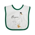 thumbnail image 1 of Inktastic French Goose Says Honque Boys or Girls Baby Bib, 1 of 4