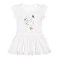 thumbnail image 1 of Inktastic French Goose Says Honque Girls Toddler Dress, 1 of 5