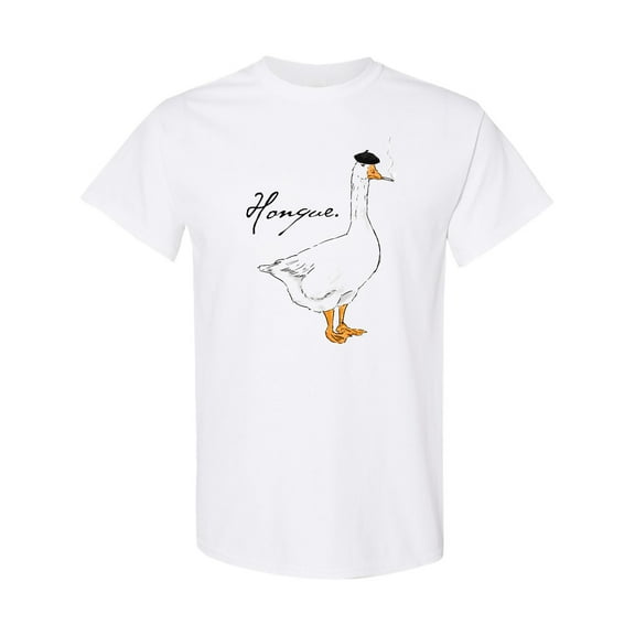 Inktastic French Goose Says Honque T-Shirt
