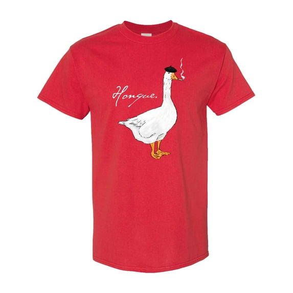 Inktastic French Goose Says Honque T-Shirt