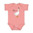 thumbnail image 1 of Inktastic French Goose Says Honque Boys or Girls Baby Bodysuit, 1 of 5