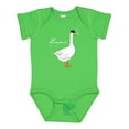 thumbnail image 1 of Inktastic French Goose Says Honque Boys or Girls Baby Bodysuit, 1 of 5