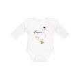 thumbnail image 1 of Inktastic French Goose says Honque Boys or Girls Long Sleeve Baby Bodysuit, 1 of 5