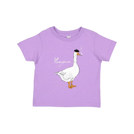 Inktastic French Goose says Honque Boys or Girls Toddler T-Shirt