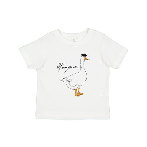 Inktastic French Goose says Honque Boys or Girls Toddler T-Shirt