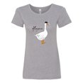 thumbnail image 1 of Inktastic French Goose Says Honque Women's T-Shirt, 1 of 5